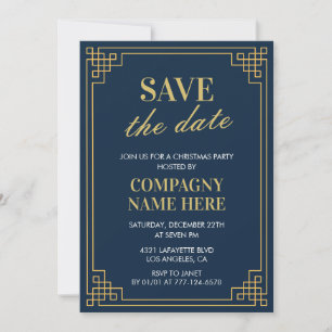 Invitation Fête de Noël de l'entreprise Enregistrer la date M