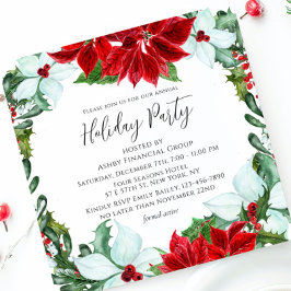 Invitation Fête de Noël de l'entreprise moderne