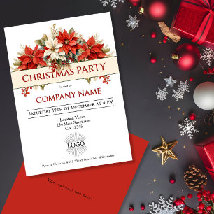 Invitation Fête de Noël d'entreprise annuelle