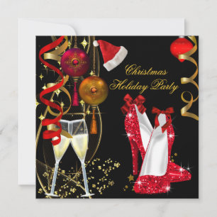 Invitation Fête de Noël d'entreprise au Champagne