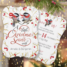 Invitation Fête de Noël des couples personnalisés