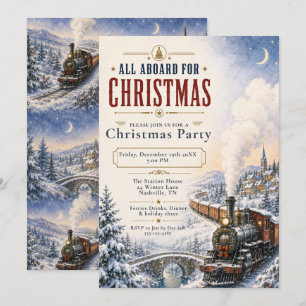 Invitation Fête de Noël du Train de Noël