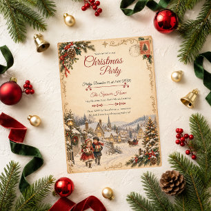 Invitation Fête de Noël du village victorien