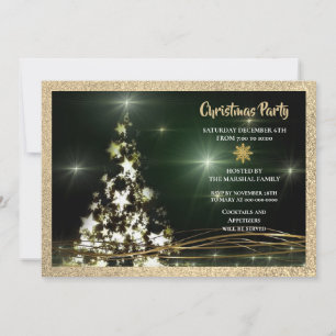 Invitation Fête de Noël élégante 