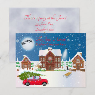 Invitation Fête de Noël en plein air