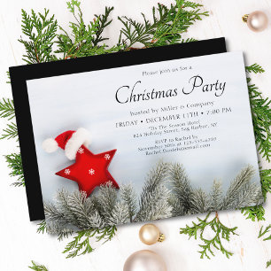 Invitation Fête de Noël Festif Fête d'entreprise moderne