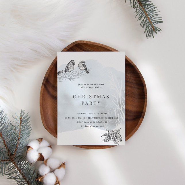 Invitation Fête de Noël magique d'hiver (Créateur téléchargé)