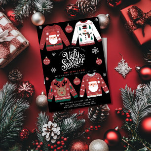 Invitation Fête de Noël moche