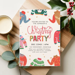 Invitation Fête de Noël moche