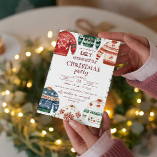 Invitation Fête de Noël moche