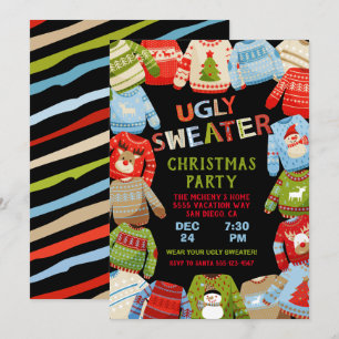 Invitation Fête de Noël moche