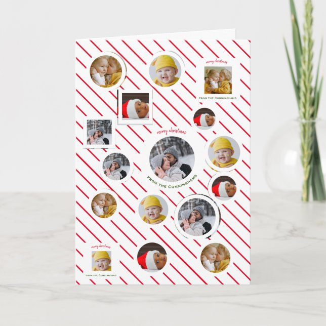 Invitation Fête de Noël 🎄 photo personnalisée (Devant)