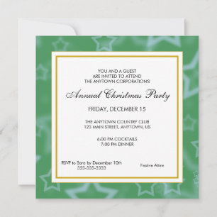 Invitation Fête de Noël professionnelle