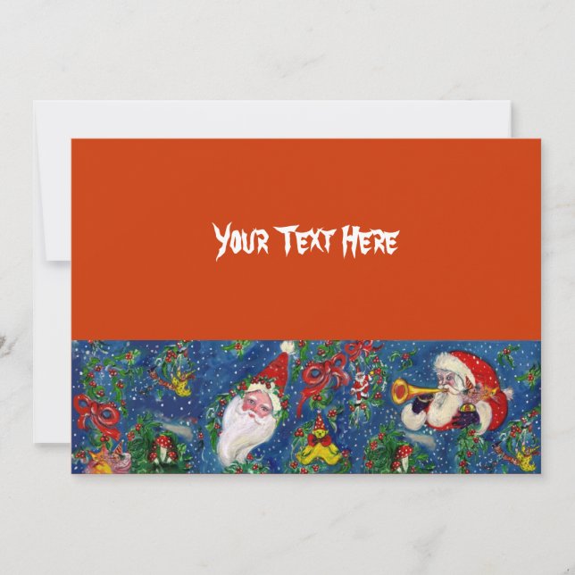 INVITATION FÊTE DE NUIT DE NOËL (Devant)