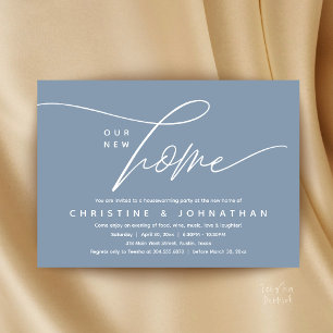 Invitation Fête de pendaison de crémaillère dans une élégante