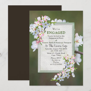 Invitation Fête de printemps des cerisiers en fleurs