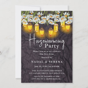 Invitation Fête de réchauffement ménager Accueil Sweet Home