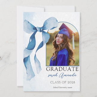 Invitation Fête de remise de diplômes sur mesure avec un élég