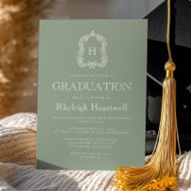 Fête de remise des diplômes classique à motif de m