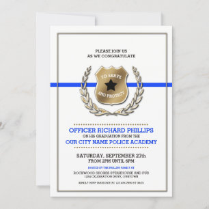 Invitation Fête de remise des diplômes de l'académie de polic
