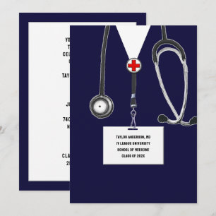 Invitation Fête de remise des diplômes de l'école de médecine