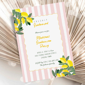 Invitation Fête de Remise des Diplômes Fraîchement Obtenue av