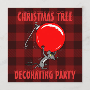 Invitation Fête de remise en forme de l'arbre de Noël Souri