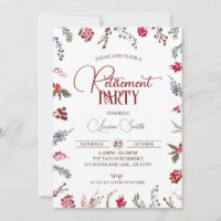Fête de retraite Baies d'hiver & Houx