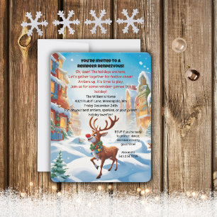 Invitation Fête de Rudolph