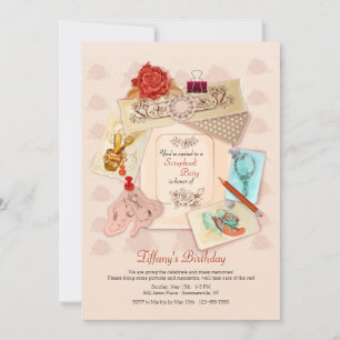 Invitation Fête de scrapbooking