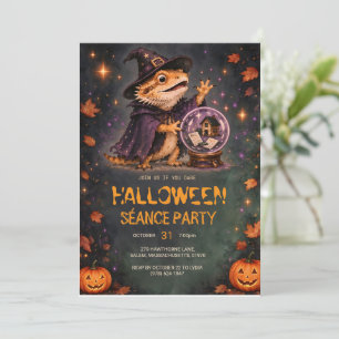 Invitation Fête de Séance d'Halloween Art de Dragon Barbu