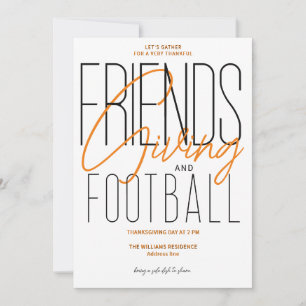 Invitation Fête de Thanksgiving