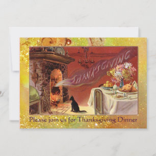 Invitation Fête de Thanksgiving