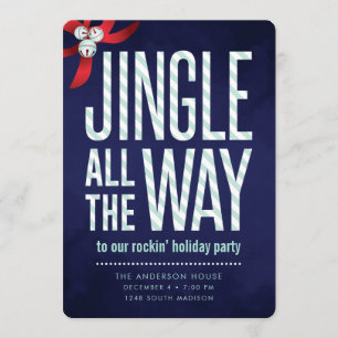 Invitation Fête de Vacances *Jingle All Way*