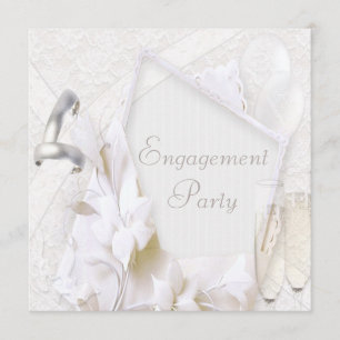 Invitation Fête d'engagement des anneaux et des lunettes de C