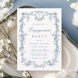 Invitation Fête d'engagement Floral de France Bleue