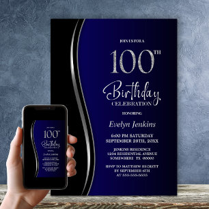 Invitation Fête des 100 ans de Black Blue