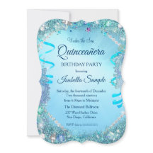 Fête des 15 ans Blue Under The Sea Quinceanera