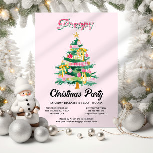 Invitation Fête des arbres de Noël