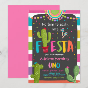 Invitation Fête des Cactus mexicains