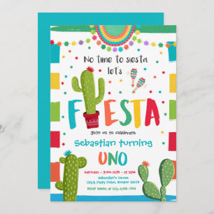 Invitation Fête des Cactus mexicains
