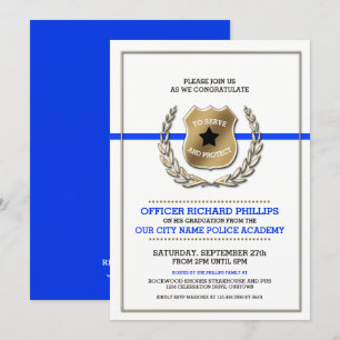 Invitation Fête des diplômes de l'Académie de police