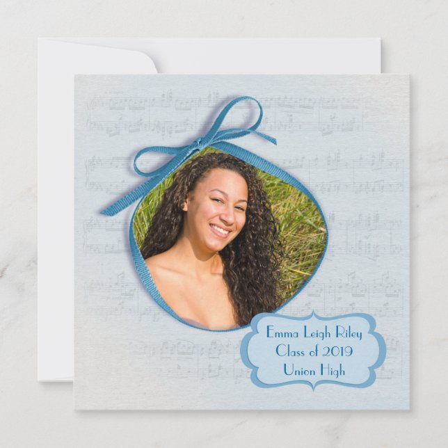 Invitation Fête des diplômes de musique (Devant)