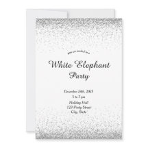 Fête des éléphants blancs en argent