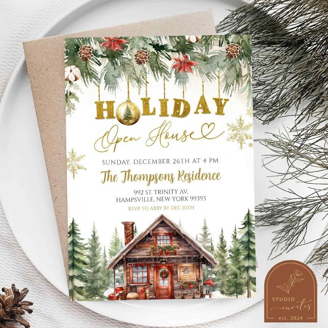 Invitation Fête des fêtes de Noël (Créateur téléchargé)