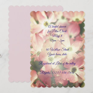 Invitation Fête des mariées
