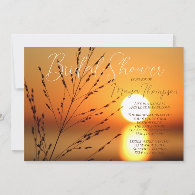 Invitation Fête des mariées (Devant)