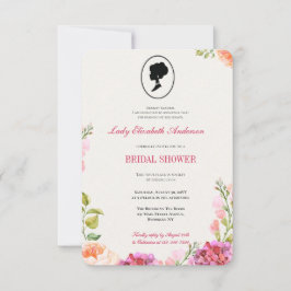 Invitation Fête des mariées Budget Pink Fleurs sauvages Bridg