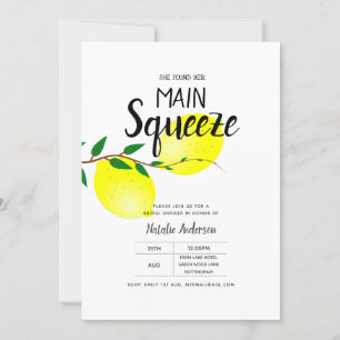 Invitation Fête des mariées Citron A Trouvé Ses Principaux In