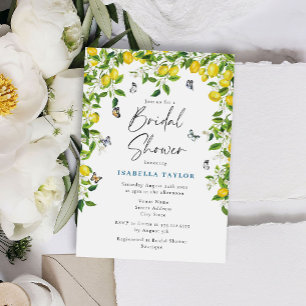 Invitation Fête des mariées Citrus Citrus d'été